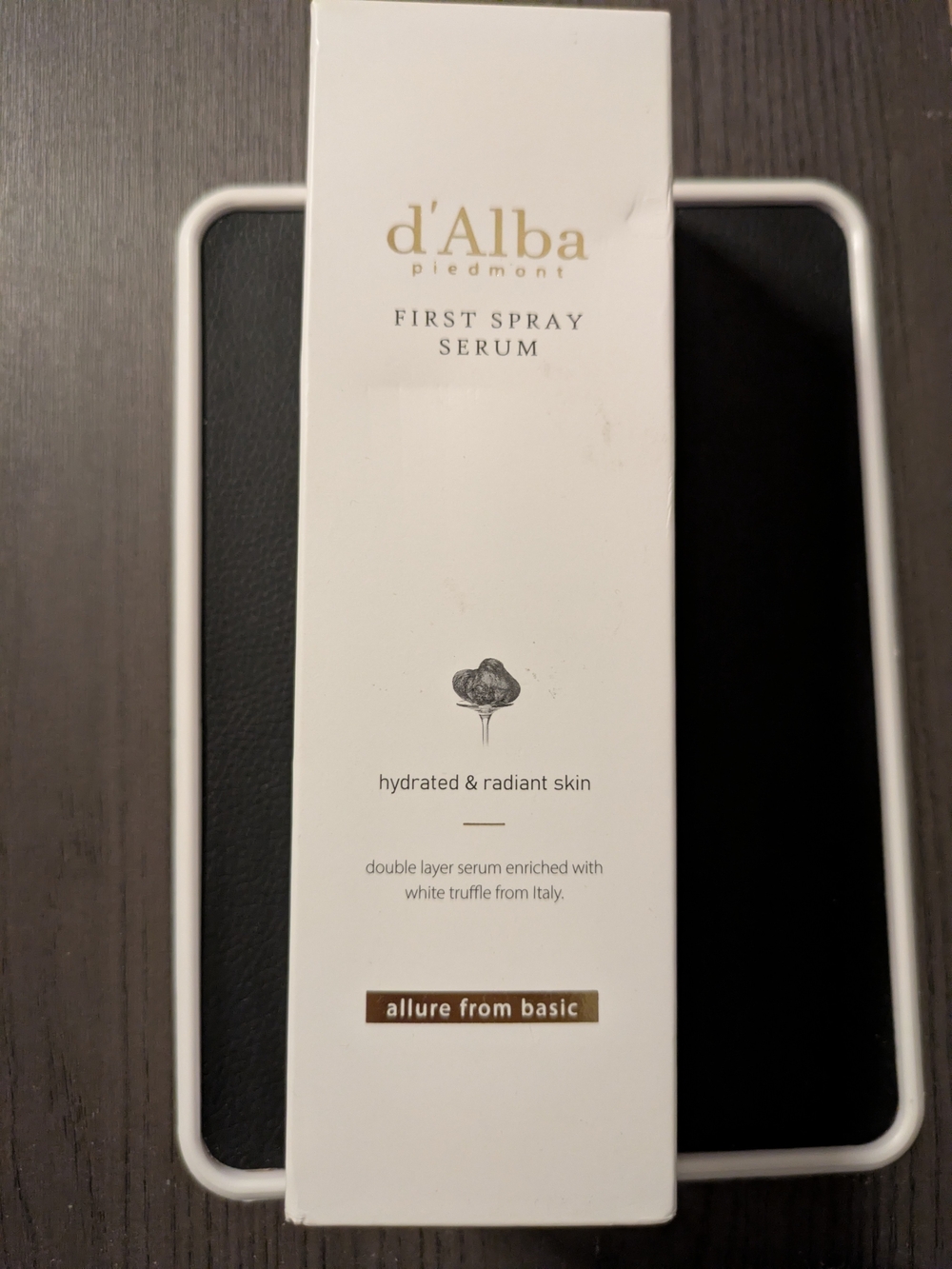 Alba d'Alba First Spray Serum - White & Gold Detailing